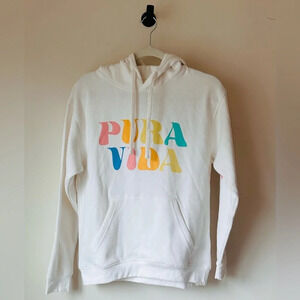 Pura Vida Hoodie Sweatshirt Beachy Coastal Size XS NWT